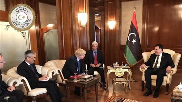 بريطانيا تجدد دعمها لحكومة الوفاق الليبية 