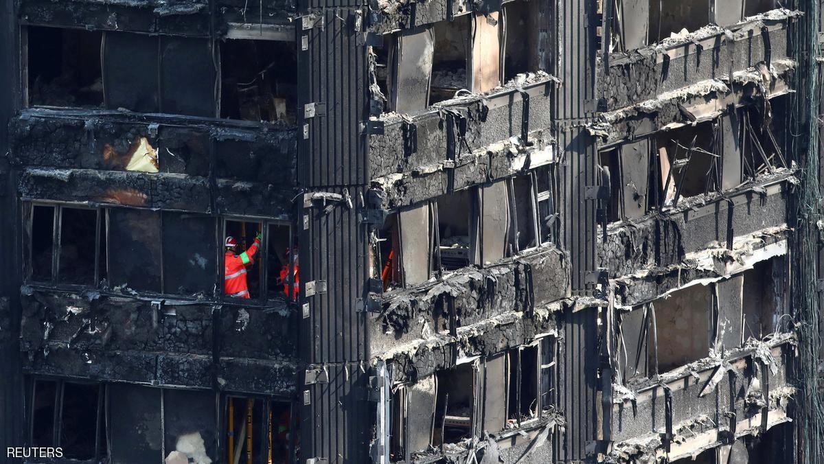 وثائق جديدة تكشف أسباب حريق برج لندن 