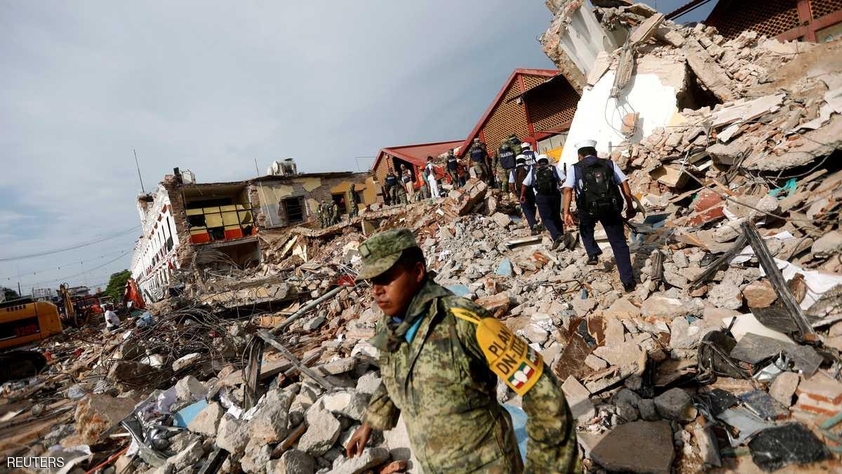 حصيلة كبيرة لأقوى زلزال يضرب المكسيك في قرن 
