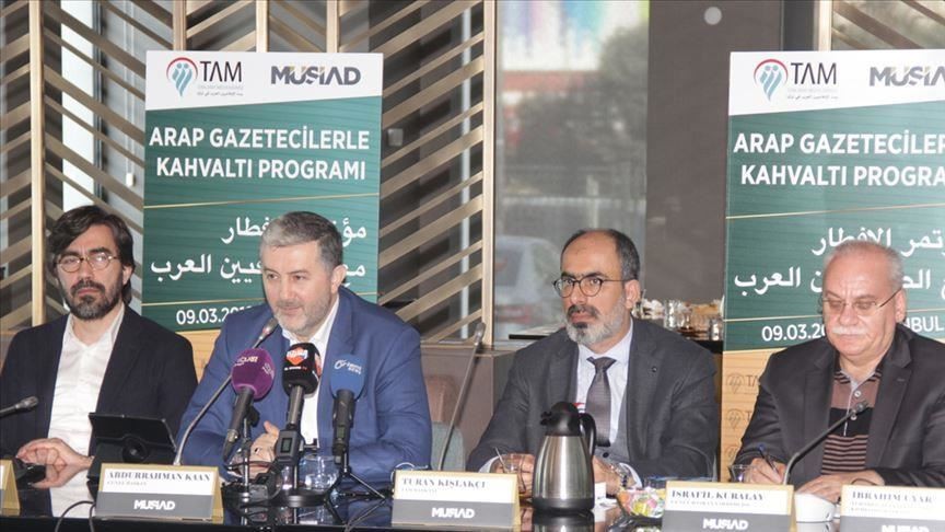 رجال أعمال أتراك وصحفيون عرب في إسطنبول لنقاش العلاقات الاقتصادية 