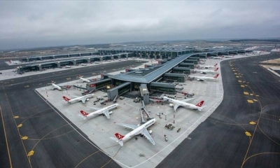 مطار إسطنبول يتصدر مطارات العالم بكثافة الرحلات الجوية 