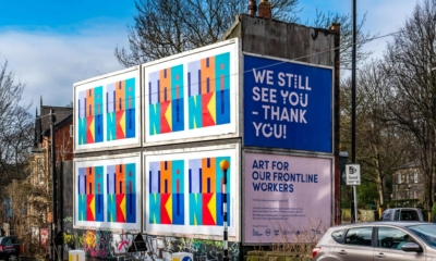 "ما زلنا نراكم".. لوحات تحفيزية لضحايا فيروس كورونا في بريطانيا 