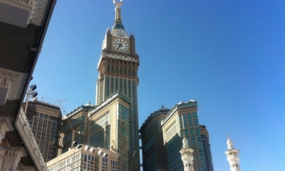 برج الساعة في مكة يتصدر ناطحات السحاب بـ15 مليار دولار 