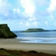 تعرف على شاطئ روسيلي المصنف رسميا الأول في بريطانيا والتاسع في العالم 