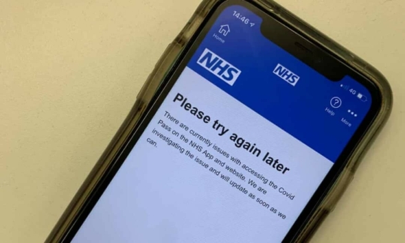 خلل في تطبيق NHS يتسبب في تاخير السفر  