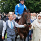 الشيخة حصة آل مكتوم تحتفل بفوز كبير في سباق خيول في بريطانيا 