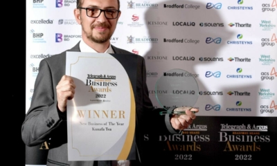 مطعم "Kunafa Tea" السوري في بريطانيا يتوج بجائزة أفضل مشروع تجاري 