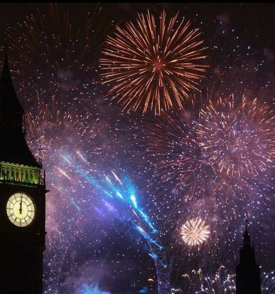 أخيراً.. الألعاب النارية تعود إلى ليلة رأس السنة في لندن 