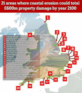 آلاف المنازل في المناطق الساحلية البريطانية مهدّدة بخطر الغرق في هذا العام.. ولكن ما الأسباب؟! 