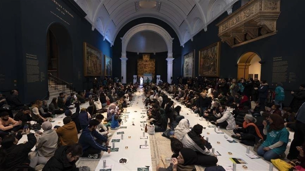إفطار رمضاني يجمع مئات المسلمين في لندن 