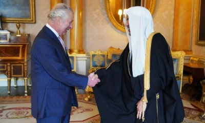 الملك تشارلز يستقبل أمين عام رابطة العالم الإسلامي 
