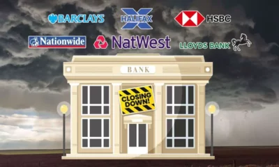 قائمة لفروع البنوك التي سيتم إغلاقها في بريطانيا خلال أبريل القادم.. هل مكان سكنك ضمنها؟ 
