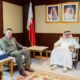 وزير الخارجية البحريني يستقبل سفير المملكة المتحدة لدى مملكة البحرين 