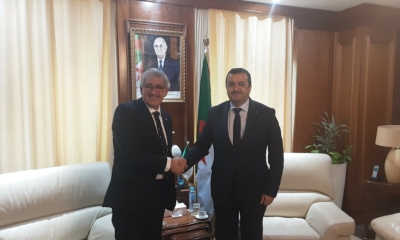 وزير الطاقة الجزائري يستقبل المفوض التجاري لملك بريطانيا في إفريقيا لبحث التعاون في مجال الطاقة 