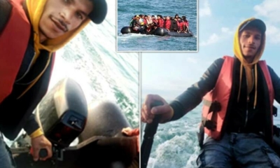 صور نفسه أثناء قيادة قارب فيه 50 مهاجر.. مصري يواجه عقوبة السجن في بريطانيا! 