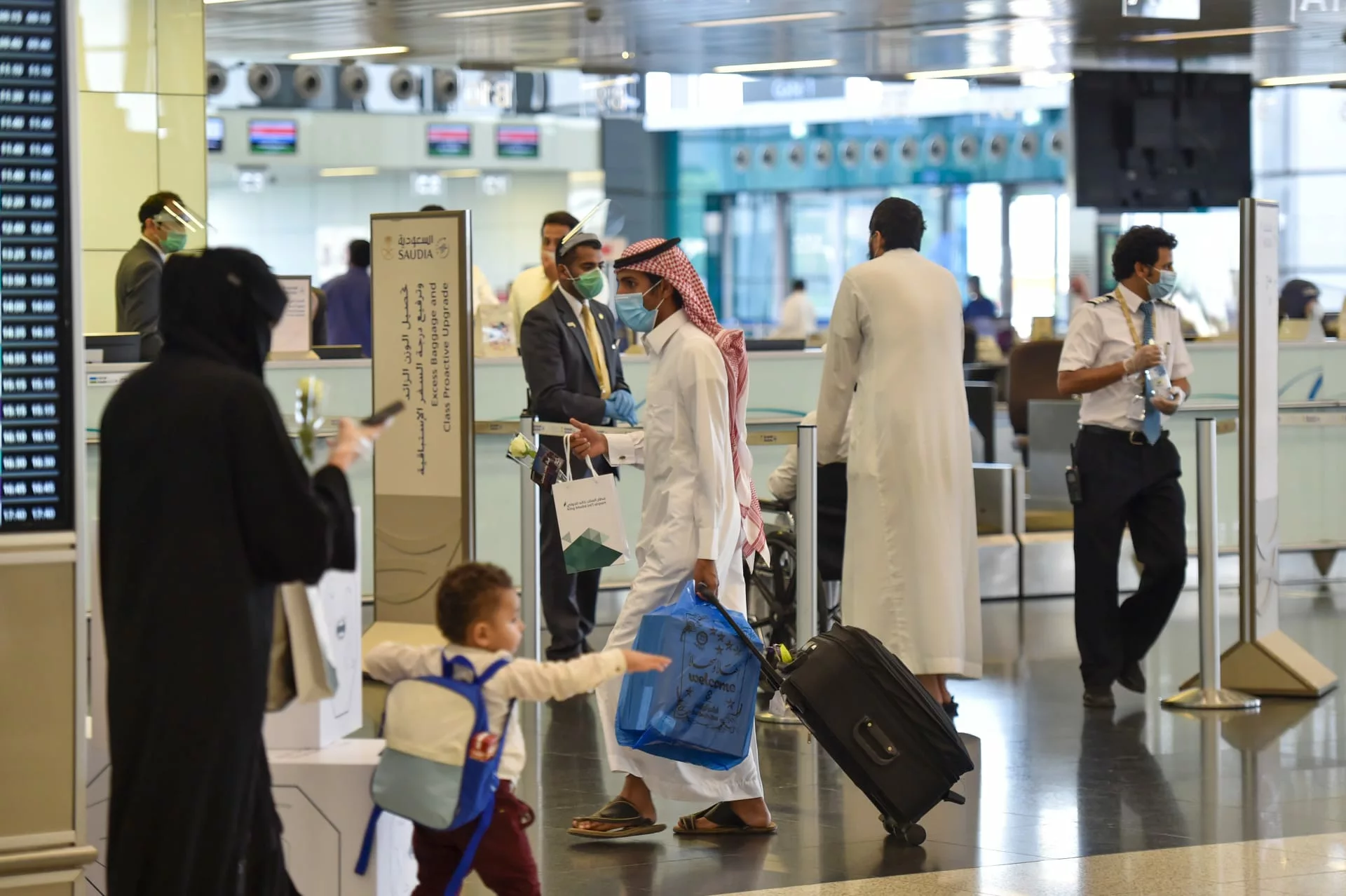 شروط وإجراءات السفر إلى السعودية 