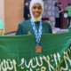 دنيا أبو طالب أول رياضية سعودية تتأهل إلى أولمبياد باريس في رياضة التايكواندو 