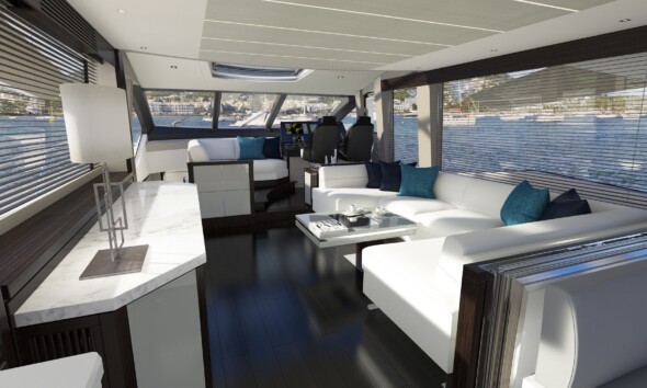 74 Sport Yacht at this year’s Cannes Yachting Festival