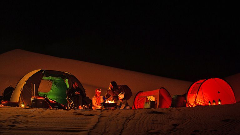 Camping locations in KSA is a common pastime since the people there prefer to spend their time in the desert immersing in the nature.