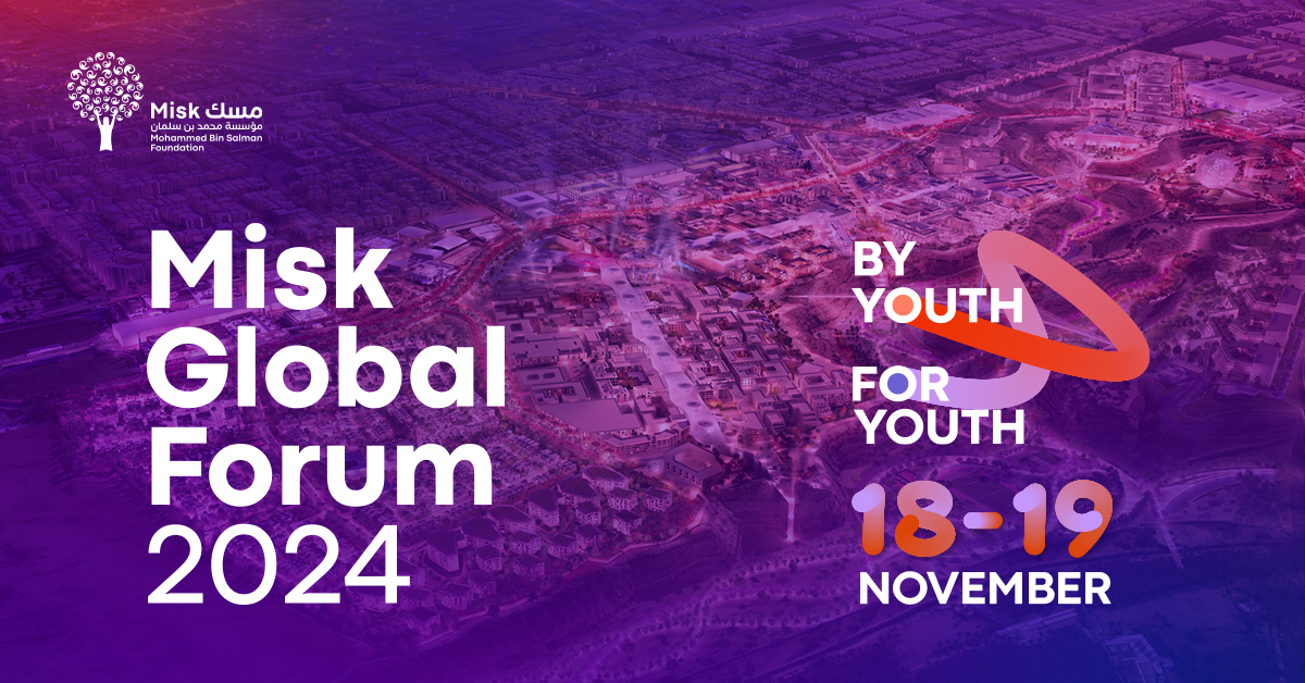 The Mohammed bin Salman Foundation (Misk) is organising the Misk Global Forum 2024, a global youth forum, in Riyadh from November 18-19.