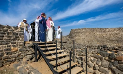 Faid Historic City, east of Hail, is toured by Saudi Tourism Minister Mr. Ahmed Al-Khateeb & his deputy, Princess Haifa bint Mohammed Al Saud.