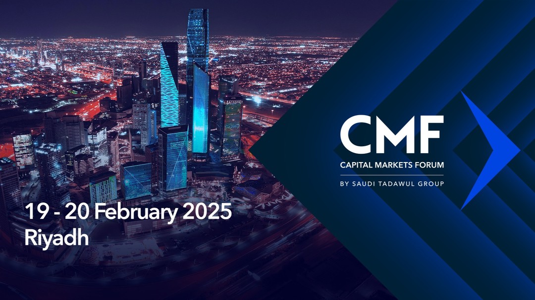 The Capital Markets Forum (CMF), 2025 is scheduled for February 18–20. It will examine the recent trends influencing KSA's financial markets,