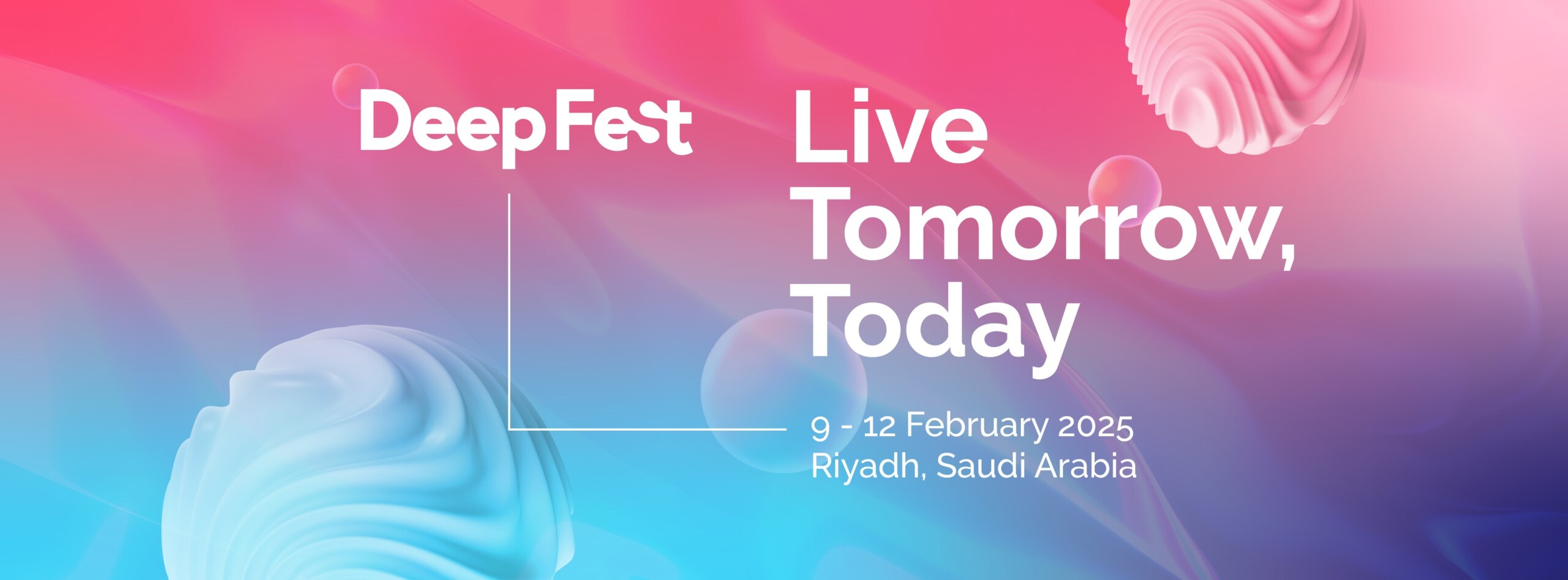 DeepFest is scheduled from February 9–12, 2025, at the Riyadh Exhibition & Convention Centre in Malham. The world’s tech elite gather.