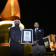 The General Entertainment Authority has broken Guinness World Records by building the world's largest honorary award at the Joy Award event.