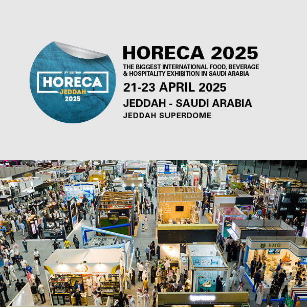 HORECA will occur on April 21-23 at the Jeddah Super Dome. It is the largest annual hospitality show, taking place in Saudi Arabia.