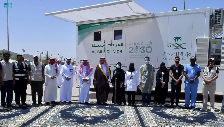 Health clusters in the Kingdom are utilising mobile clinics in remote areas to execute various regional-level projects.