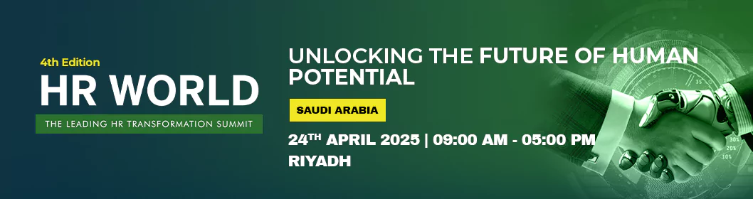 The HR World Summit is an exclusive gathering for progressive HR executives. It will occur on April 24, 2025, at Radisson Blu Riyadh Minhal.